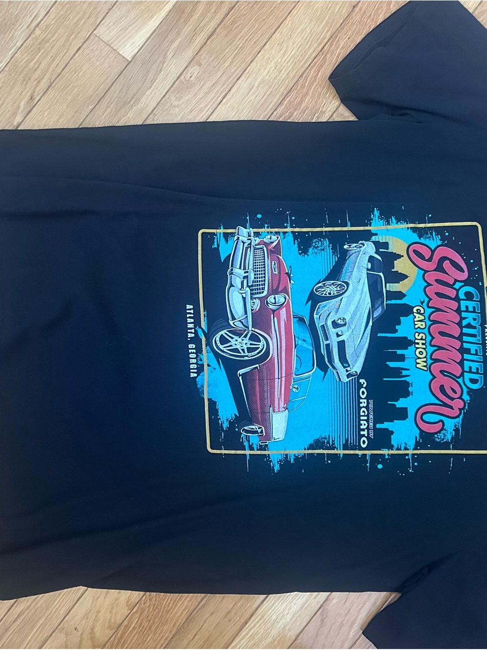 Certified Summer Car Show Graphic Tee - Black